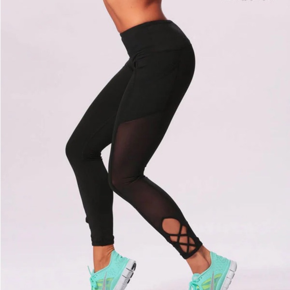 POPFLEX Blogilates Mesh Leggings - Sz 2